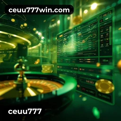 App ceuu777 para iOS e Android — interface mobile, login biométrico e PIX integrado