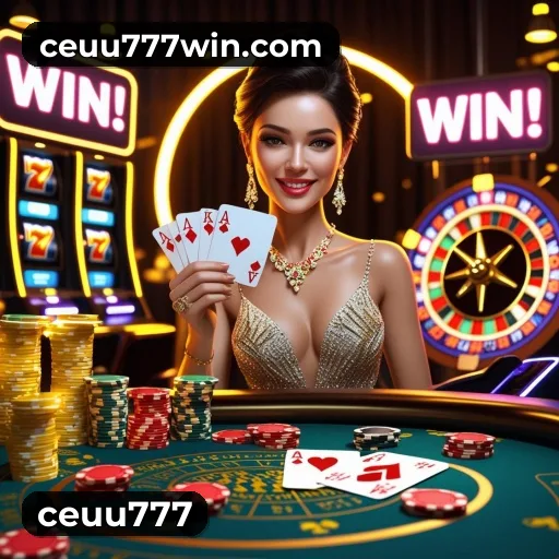 App ceuu777 para iOS e Android — interface mobile, login biométrico e PIX integrado